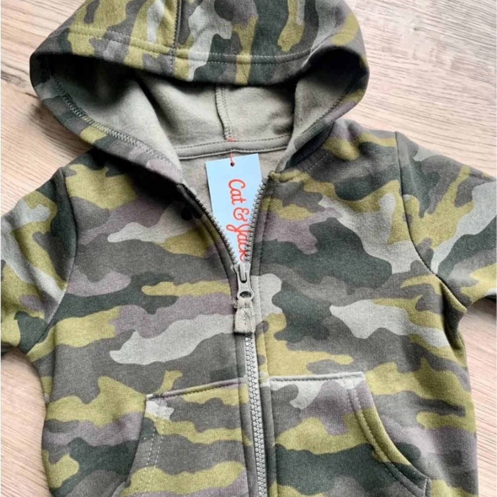 4/$25 | NWT | Cat & Jack | Camouflage Hoodie | Sweatshirt for Baby | 12 Months - Picture 2 of 2